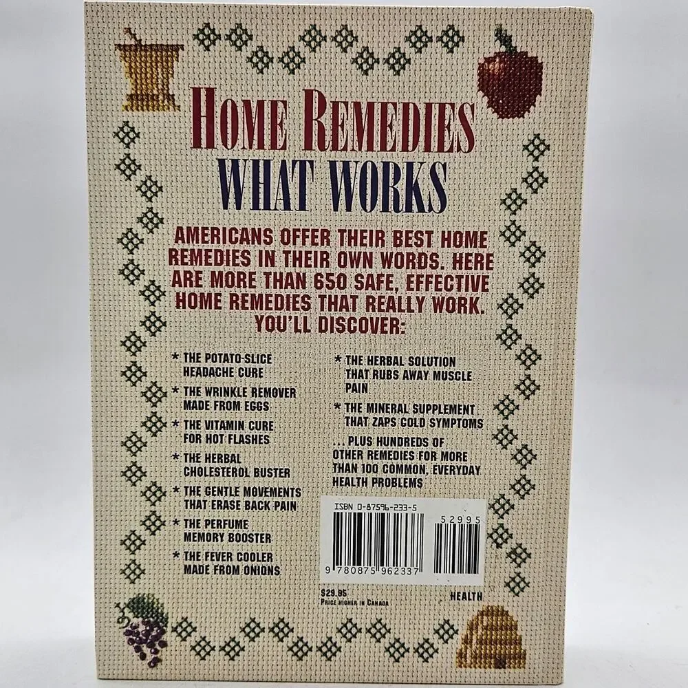 Home Remedies What Works Gale Maleskey Kaufman Hardcover Health Guide Book